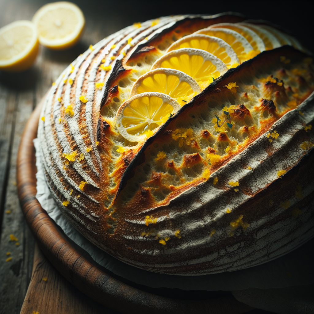 Säurebrot mit knuspriger Zitronenkruste