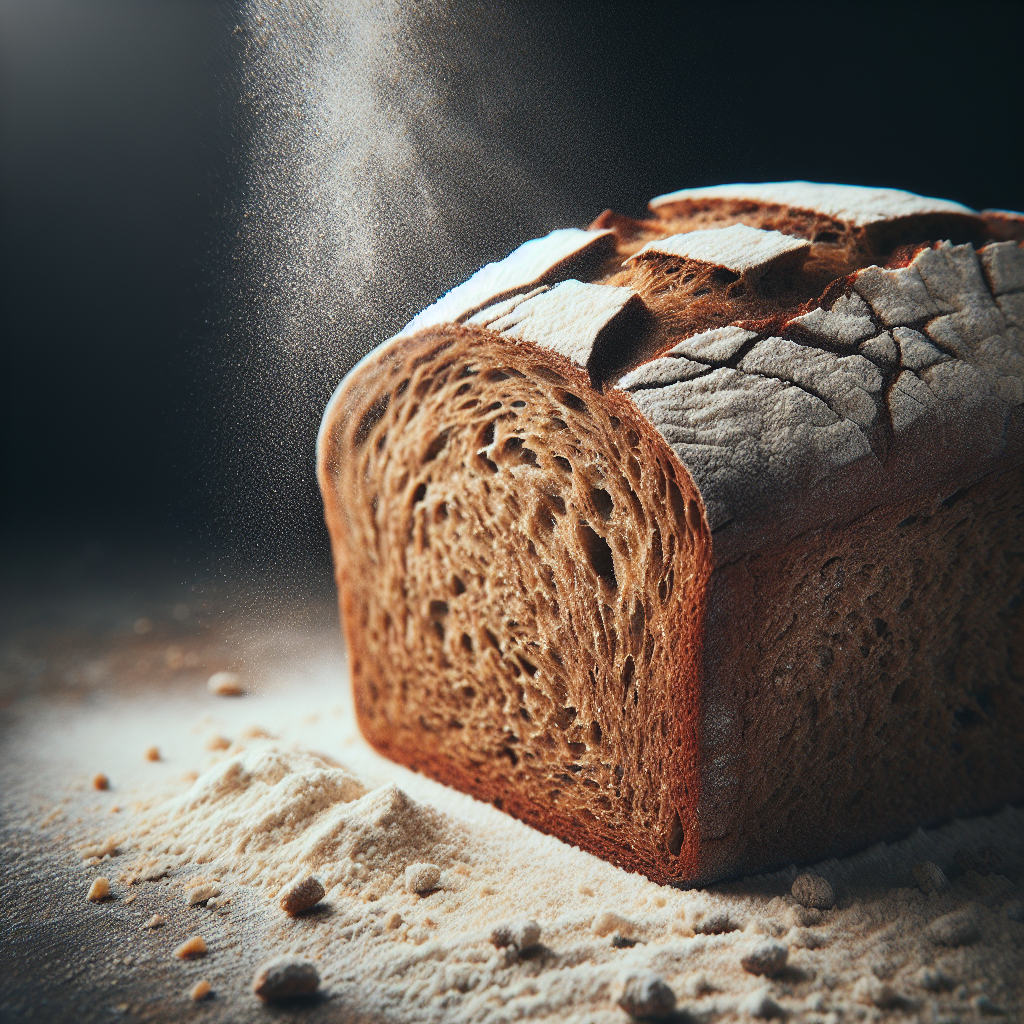 Staubtrockenes Roggenbrot mit steinharter Kruste